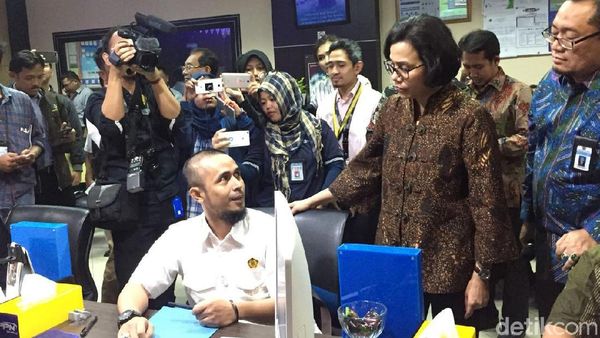 Suasana Saat Sri Mulyani Sidak Kesiapan Penyerapan Anggaran
