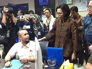 Suasana Saat Sri Mulyani Sidak Kesiapan Penyerapan Anggaran