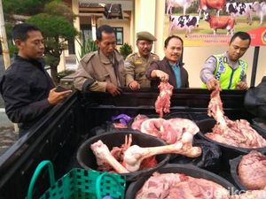 1 Kuintal Daging Gelonggongan Ditemukan di Grobogan
