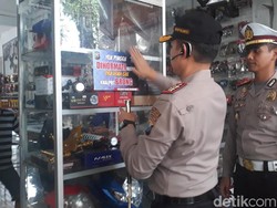 Begini Cara Polisi Bojonegoro Melarang Penggunaan Knalpot Brong