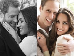 5 Perbedaan Foto Pertunangan Pangeran William-Kate dan Harry-Meghan