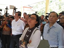 Tiba di Gunung Agung, Luhut dan Sri Mulyani Dikuliahi Kepala PVMBG