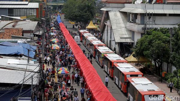 Foto: Suasana Baru Tanah Abang yang Ditata Anies