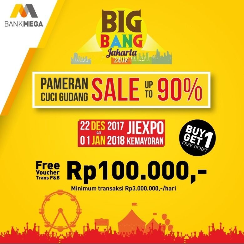 Sedang Berburu Diskon? Jangan Lewatkan Pameran BIGBANG Jakarta 2017