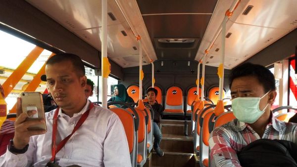 Gratis, Begini Sensasi Naik Bus Tanah Abang Explorer