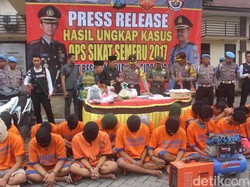 1.232 Orang Ditangkap Dalam Operasi Sikat Semeru di Sidoarjo