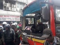 Driver Ojek Online Tewas Ditabrak Metromini, Polisi Tangkap Sopir