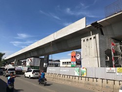 Jelang Tutup Tahun,  Begini Progres Proyek LRT Jakarta