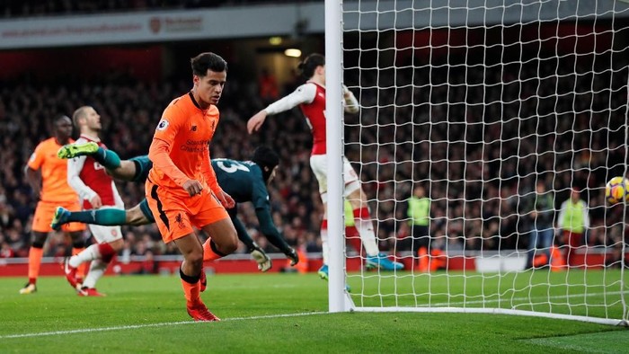 Babak I Selesai, Liverpool Sementara Unggul 1-0 atas Arsenal