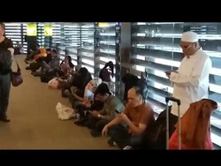 Antrean Horor Penumpang di Bandara Cengkareng Pada Libur Natal