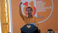 Jokowi Hadiri HUT Hanura di Semarang