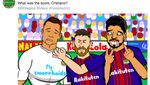 Dipecundangi  Barca, Madrid Dihajar Meme
