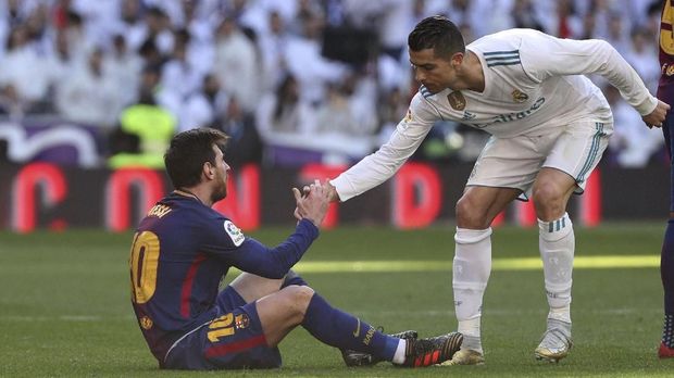 Persaingan Cristiano Ronaldo dengan Lionel Messi bisa makin sengit jika Real Madrid bertemu Barcelona di perempat final.