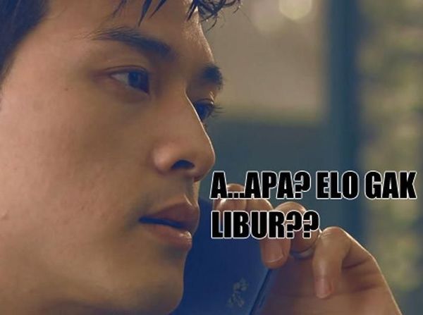 Ngenes Tapi Lucu, Meme Libur Panjang Tetap Kerja