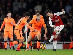 Berbalas Gol, Arsenal vs Liverpool Selesai 3-3