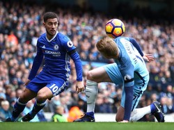 Hazard Ingin De Bruyne Menangi Liga, Kalau Chelsea Gagal Bersaing