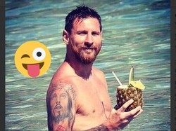Cristiano Ronaldo pernah mengklaim diri sebagai yang terbaik. Olokan Lionel Messi amat mematikan di Santiago Bernabeu pun muncul. (Foto: dok.Twitter)