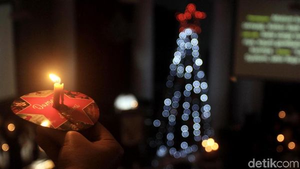 Begini Suasana Misa Natal di Gereja Immanuel
