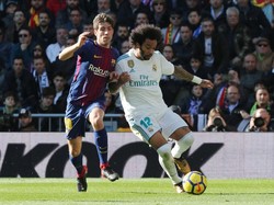 Soal Kartu Merah, Marcelo: Lawan Barcelona dengan 11 Pemain Saja Sudah Susah