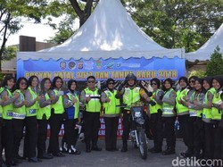 Polres Tangerang Kerahkan Polwan Bermotor Amankan Misa Malam Natal