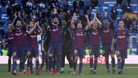 Musim ini Barcelona punya pertahanan yang oke di bawah arahan Ernesto Valverde. Sampai pekan ke-32 di La Liga, Barca baru kebobolan 17 kali. (Foto: Sergio Perez/REUTERS)