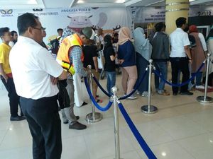 Antrean Check In Bandara Palembang Panjang, Menhub Tegur Petugas