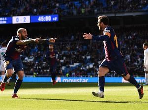 Ternyata Messi Cuma Pakai Satu Sepatu Saat Beri Assist ke Vidal