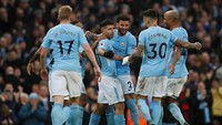 Manchester City menempati posisi kelima dengan rata-rata 1,78 poin di Boxing Day. Foto: Lee Smith/Action Images via Reuters