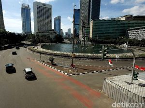 Libur Natal, Arus Lalu Lintas di Jalan Protokol Jakarta Lengang