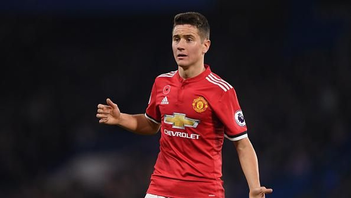 Ander Herrera membantah telah meludahi lambang Manchester City dalam duel di akhir pekan lalu. (Foto: Mike Hewitt/Getty Images)