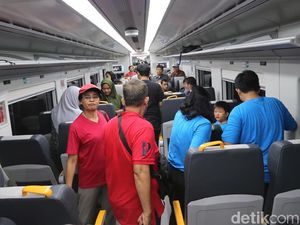 Masih Uji Coba, Naik Kereta Bandara Bebas Pilih Tempat Duduk