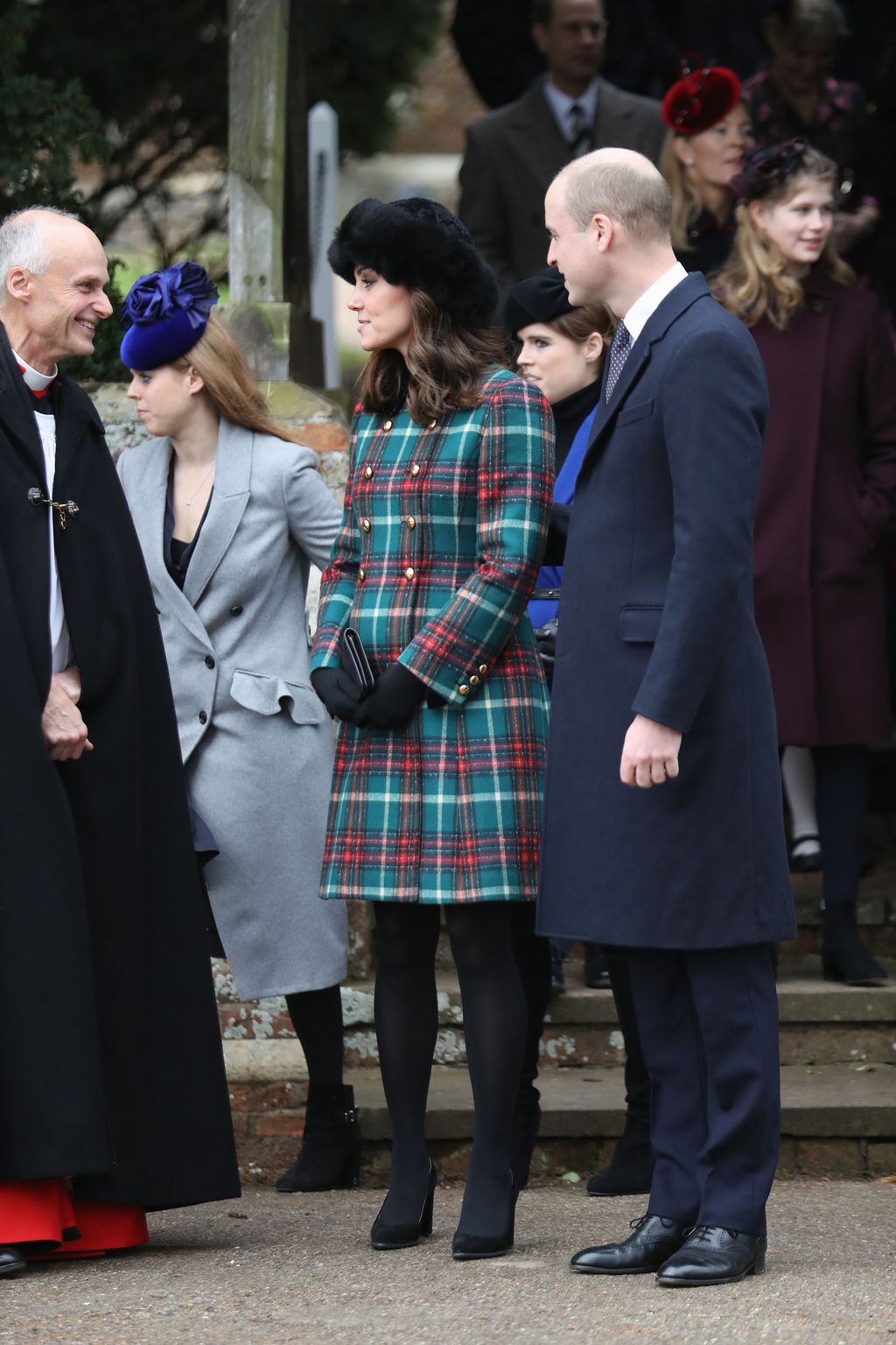 KING'S LYNN, ENGLAND - DECEMBER 25:  Catherine; Duchess of Cambridge attends Christmas Day Church service at Church of St Mary Magdalene on December 25, 2017 in King's Lynn, England.  (Photo by Chris Jackson/Getty Images)