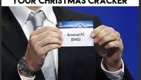 Kali ini Arsenal yang kena ledek karena diibaratkan sebagai kartu lelucon dalam Christmas cracker. The Gunners sejauh ini masih melempem. Alih-alih bersaing dalam perebutan gelar, Arsenal justru terlempar ke peringkat keenam klasemen serta terancam kehilangan Alexis Sanchez dan Mesut Oezil. (Foto: screen shot Twitter Bewarmers)