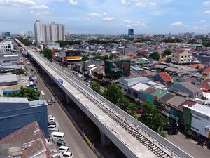 Melihat Proyek LRT Jakarta Velodrome-Kelapa Gading di Penghujung 2017