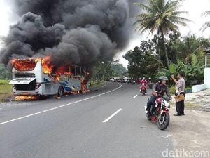 Satu Korban Laka Bus di Bantul Masih Dirawat di Rumah Sakit