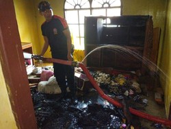 Ganasnya Narkoba! Darming yang Sakau Bakar Rumahnya Sendiri