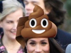 Ups! Netizen Ramai Topi Meghan Markle Saat Natal Mirip Emoji
