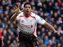 Luis Suarez. Selama bermain dalam 110 pertandingan di Premier League, Suarez membuat enam hat-trick yang kali terakhir dicatatkannya di ajang itu pada 22 Maret 2014. (Foto: Ben Hoskins/Getty Images)
