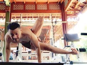 Hot Papa! Deretan Seleb Pria yang Pamer Otot karena Rajin Olahraga