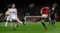 MU kemudian berusaha keras untuk menyamakan kedudukan. Foto: Andrew Yates/Reuters