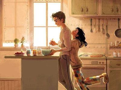 8 Ilustrasi Sederhana Ini Bikin Pasanganmu Makin Jatuh Cinta dan Lengket