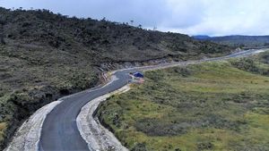 Indahnya Jalan Trans Papua di Antara Pegunungan
