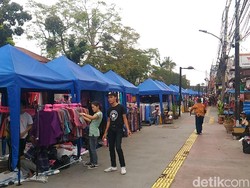 PKL Tertib, Begini Suasana di Kawasan Tanah Abang Siang Ini