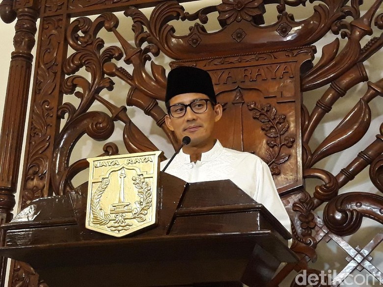Sandiaga Bersyukur, Penerimaan Pajak Pemprov DKI Meningkat