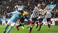 City mengalahkan Newcastle United 1-0 pada pekan ke-20 Premier League di St James Park, Kamis (28/12/2017) dinihari WIB. Foto: Stu Forster/Getty Images