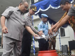 Barbuk Miras, Narkoba dan Mercon Dimusnahkan Kejari Purworejo