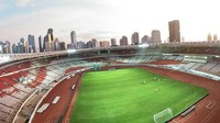 Kepastian Stadion Utama GBK bisa menggelar laga Indonesia dengan Islandia dikonfirmasi langsung oleh Menteri Pekerjaan Umum dan Perumahan Rakyat (PUPR) Basuki Hadimuljono. (Instagram @love_gbk)