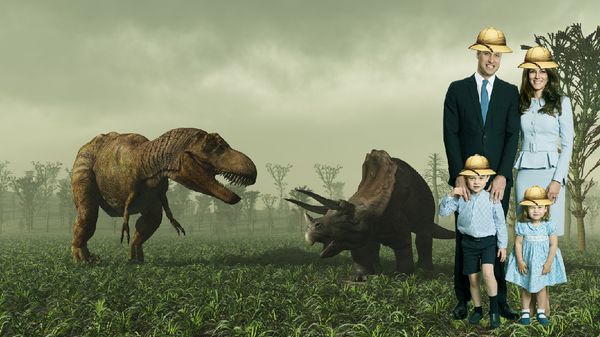 Foto Natal Keluarga Pangeran William Diedit, Jadi Seperti Apa Ya?