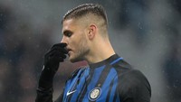 Di sisi lain, tren negatif Inter Milan berlanjut. Ini merupakan kekalahan ketiga secara beruntun yang mereka dapat di semua kompetisi. Foto: Emilio Andreoli/Getty Images