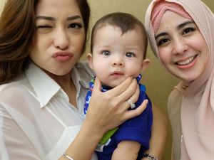 Arkana si Pipi Chubby, Putra Risty Tagor yang Menggemaskan 